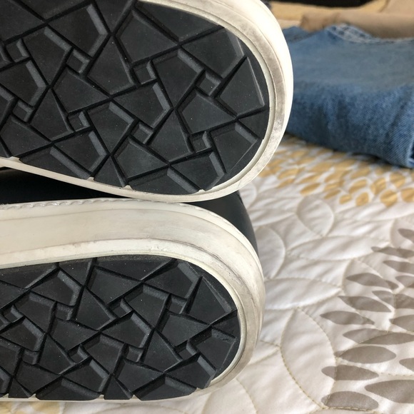 Mens Aldo qelalle all leather winter boots sneakers dark blue US 9.5 - Picture 9 of 12